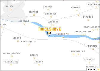 map of Nikol\