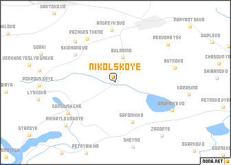 map of Nikol\