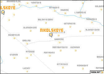 map of Nikol\