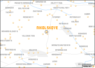 map of Nikol\