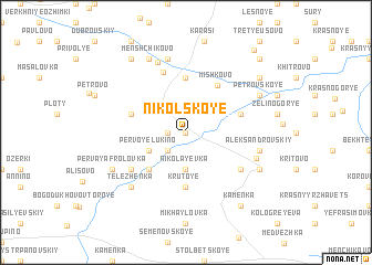 map of Nikol\