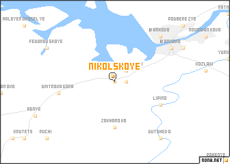 map of Nikol\