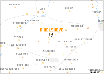 map of Nikol\