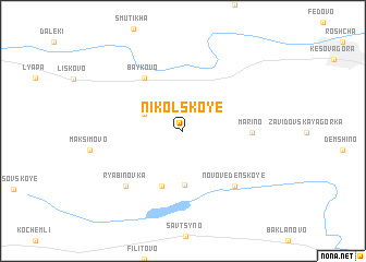 map of Nikol\