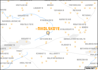 map of Nikol\