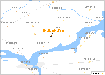 map of Nikol\