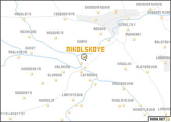 map of Nikol\