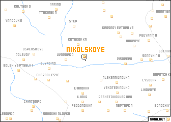 map of Nikol\