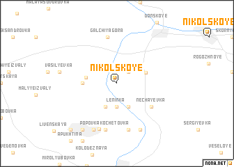 map of Nikol\