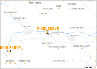 map of Nikol\