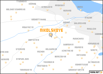 map of Nikol\