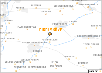map of Nikol\
