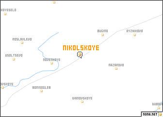map of Nikol\
