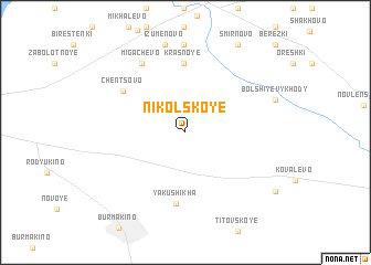 map of Nikol\