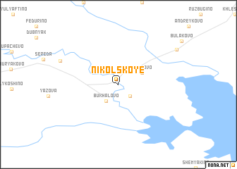 map of Nikol\