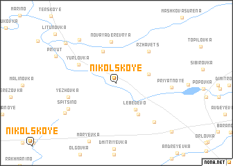 map of Nikol\