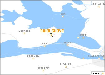 map of Nikol\