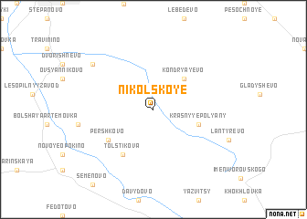 map of Nikol\