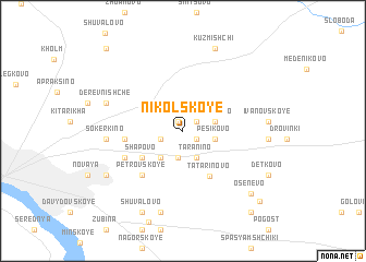 map of Nikol\