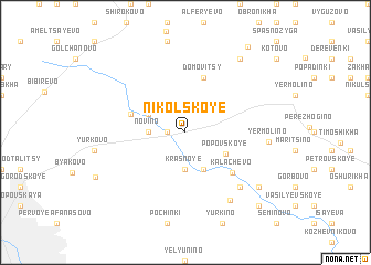 map of Nikol\