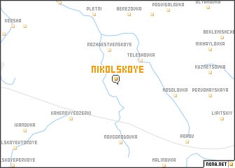 map of Nikol\