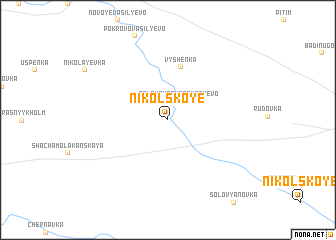 map of Nikol\