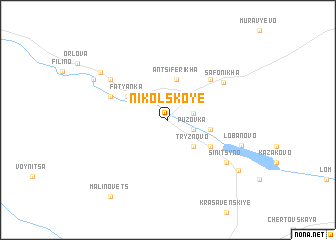 map of Nikol\