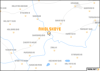 map of Nikol\