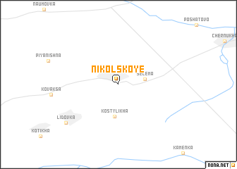 map of Nikol\