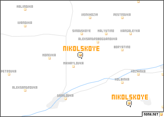 map of Nikol\