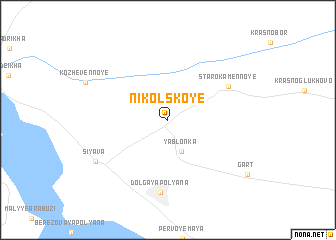 map of Nikol\