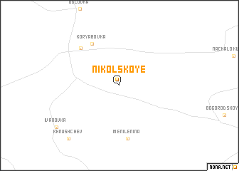map of Nikol\