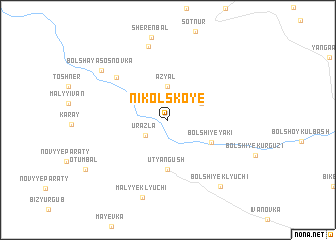 map of Nikol\