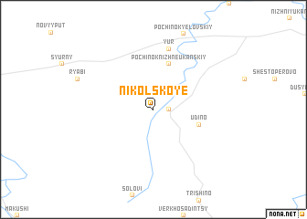 map of Nikol\