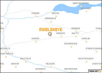 map of Nikol\