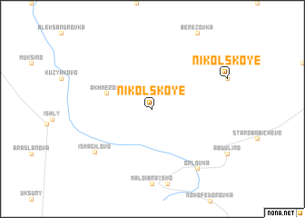 map of Nikol\