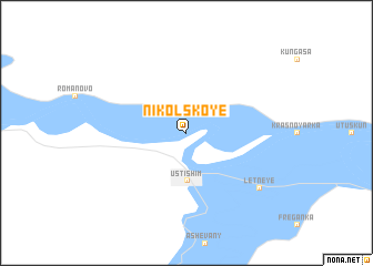map of Nikol\