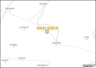 map of Nikol\