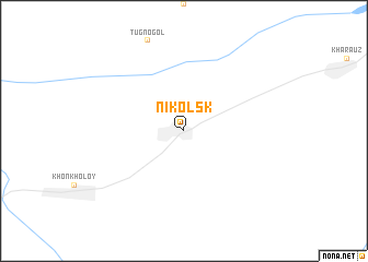 map of Nikol\