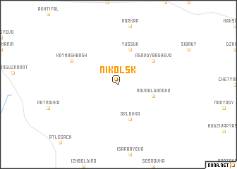 map of Nikol\