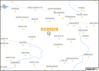 map of Nikonova