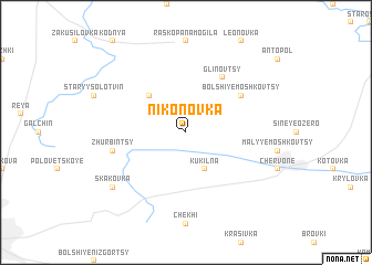 map of Nikonovka