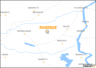 map of Nikonovo