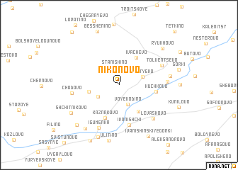 map of Nikonovo