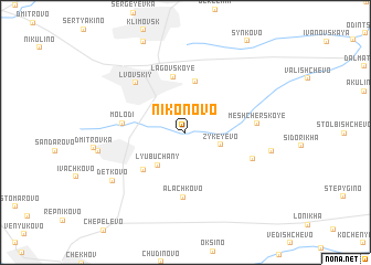 map of Nikonovo