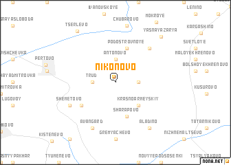 map of Nikonovo