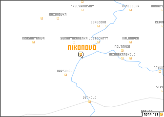 map of Nikonovo