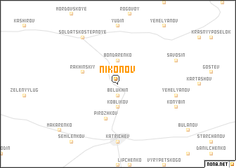 map of Nikonov