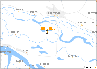 map of Nikonov