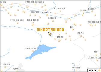 map of Nikortsminda